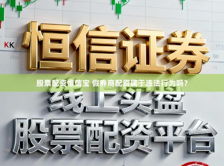 股票配资恒信宝 假券商配资属于违法行为吗？
